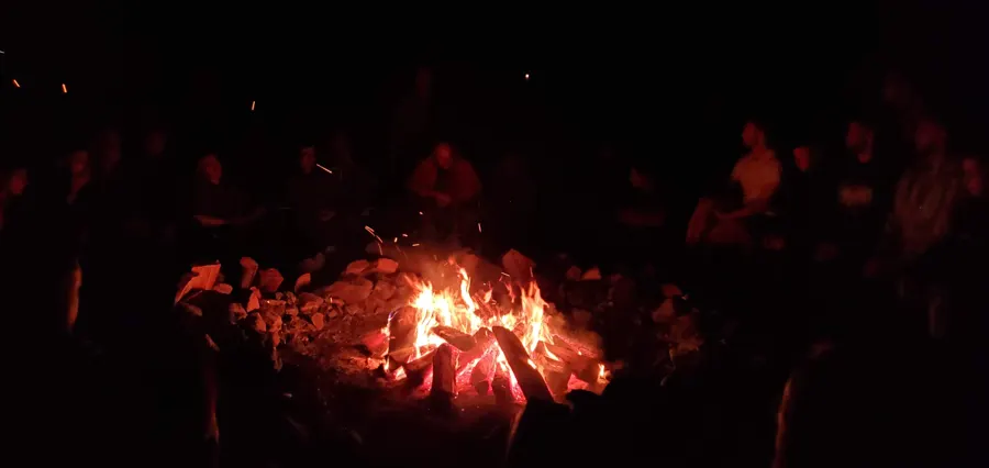night fire embers, 2019